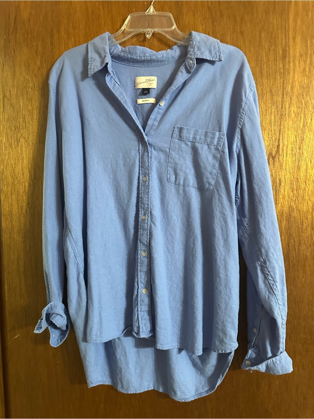 Universal Thread Relaxed Light Blue Button-Down Shirt